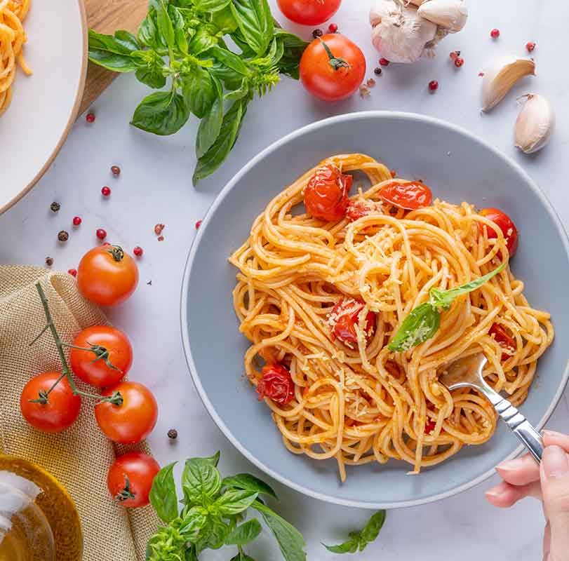 Speghetti, learn italian in the kitchen